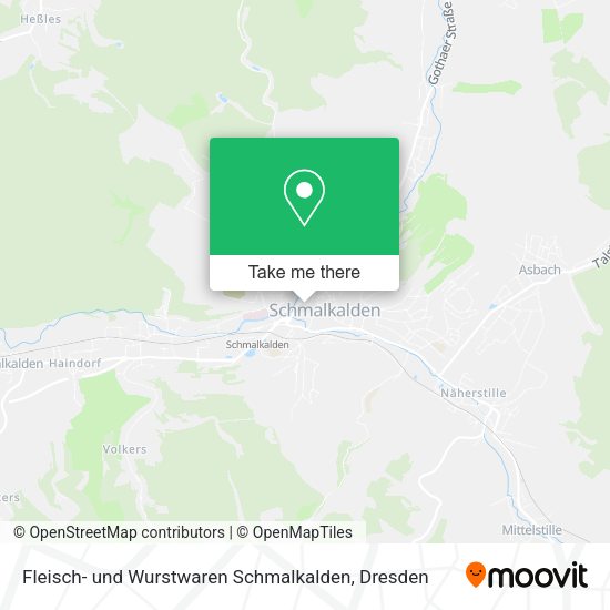 Карта Fleisch- und Wurstwaren Schmalkalden