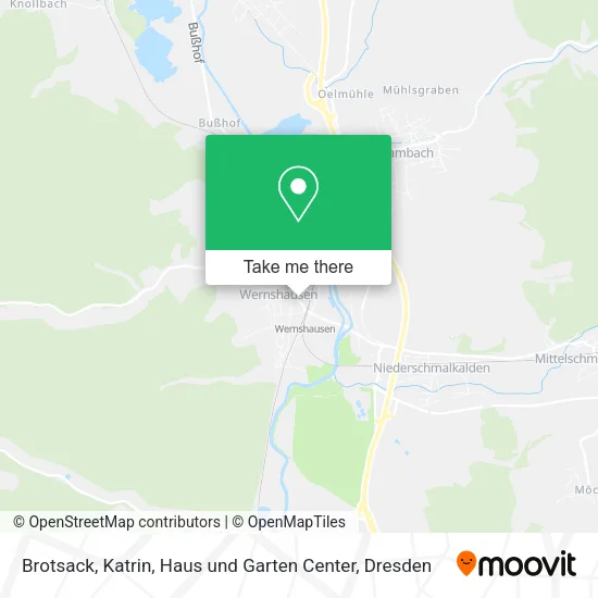 Карта Brotsack, Katrin, Haus und Garten Center