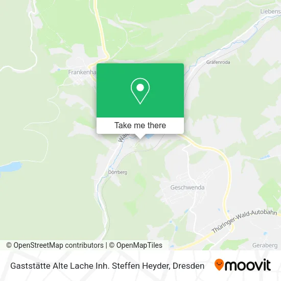 Карта Gaststätte Alte Lache Inh. Steffen Heyder