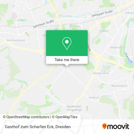 Карта Gasthof zum Scharfen Eck