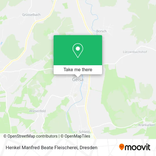 Карта Henkel Manfred Beate Fleischerei