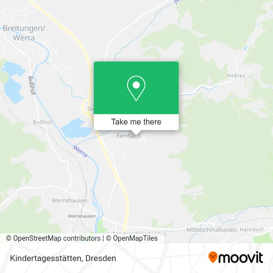 Карта Kindertagesstätten