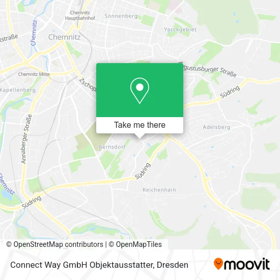 Карта Connect Way GmbH Objektausstatter