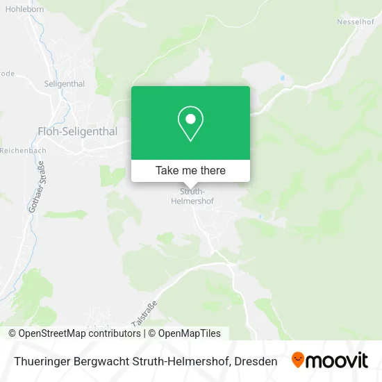 Карта Thueringer Bergwacht Struth-Helmershof