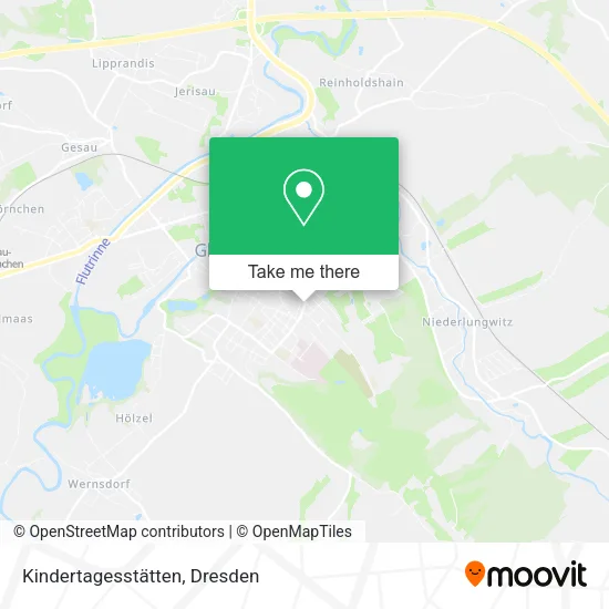 Карта Kindertagesstätten