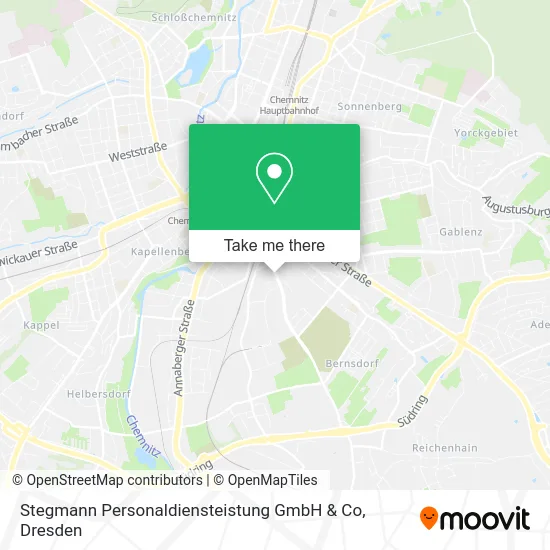 Карта Stegmann Personaldiensteistung GmbH & Co