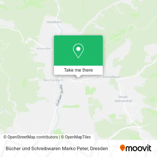 Карта Bücher und Schreibwaren Marko Peter