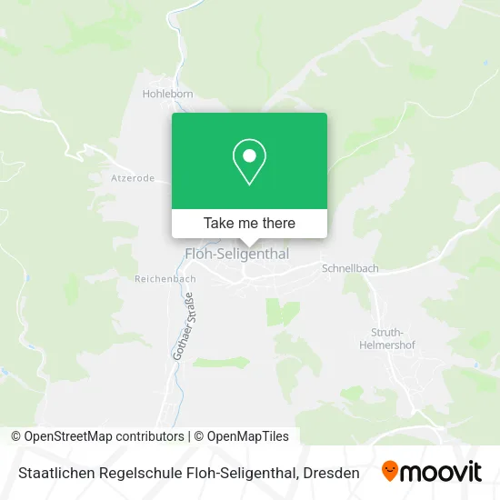 Карта Staatlichen Regelschule Floh-Seligenthal