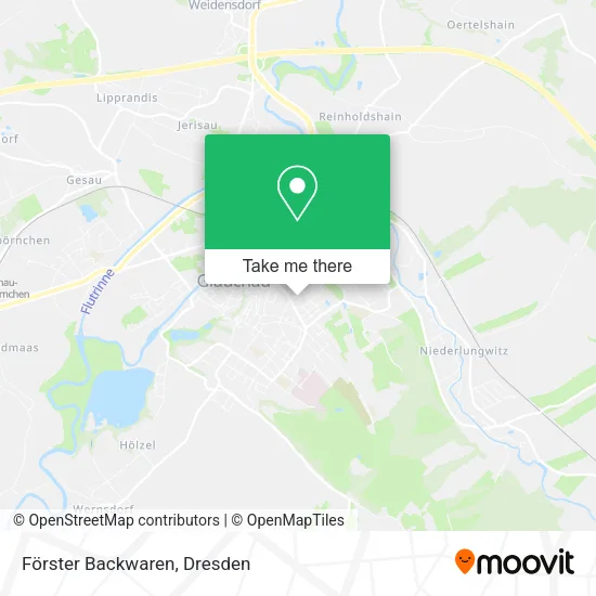 Карта Förster Backwaren