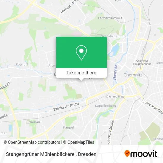 Карта Stangengrüner Mühlenbäckerei