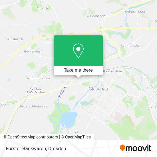 Карта Förster Backwaren
