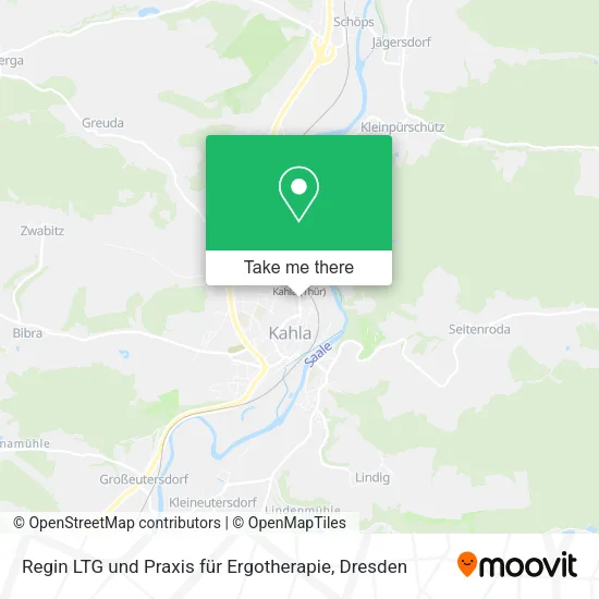 Карта Regin LTG und Praxis für Ergotherapie