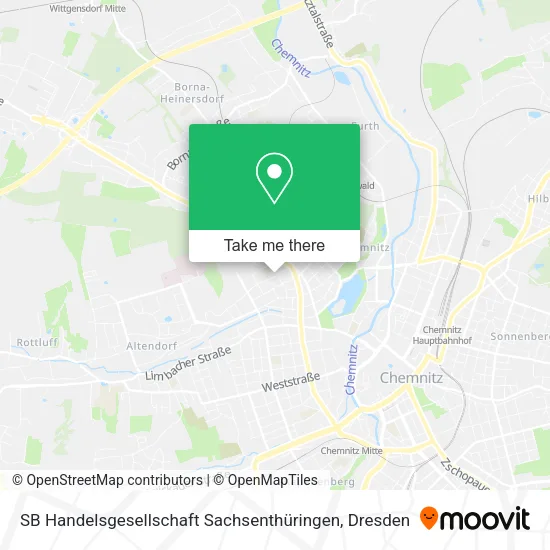 Карта SB Handelsgesellschaft Sachsenthüringen