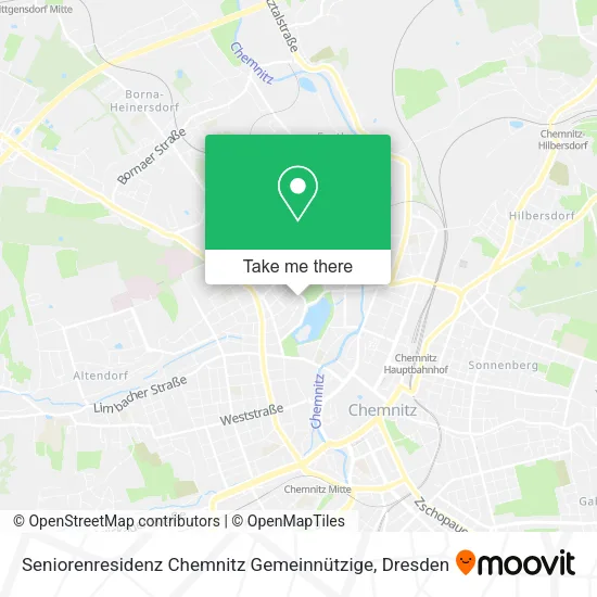 Карта Seniorenresidenz Chemnitz Gemeinnützige