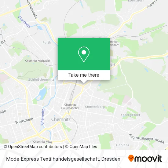 Карта Mode-Express Textilhandelsgesellschaft