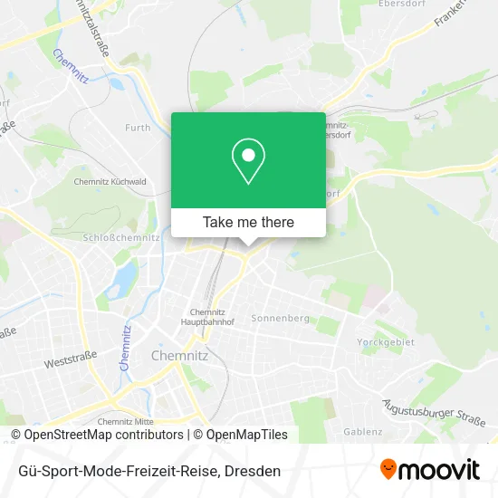 Карта Gü-Sport-Mode-Freizeit-Reise