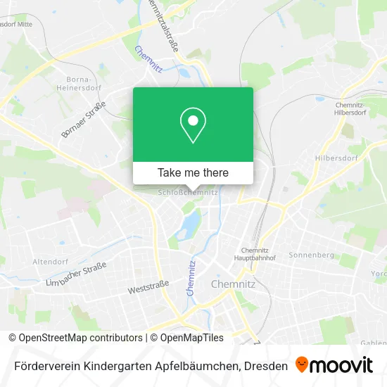 Карта Förderverein Kindergarten Apfelbäumchen