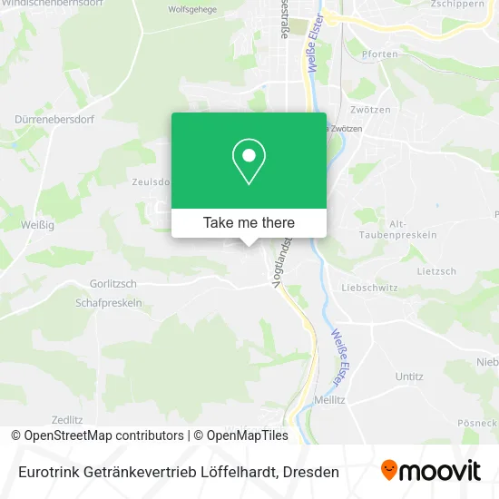 Карта Eurotrink Getränkevertrieb Löffelhardt