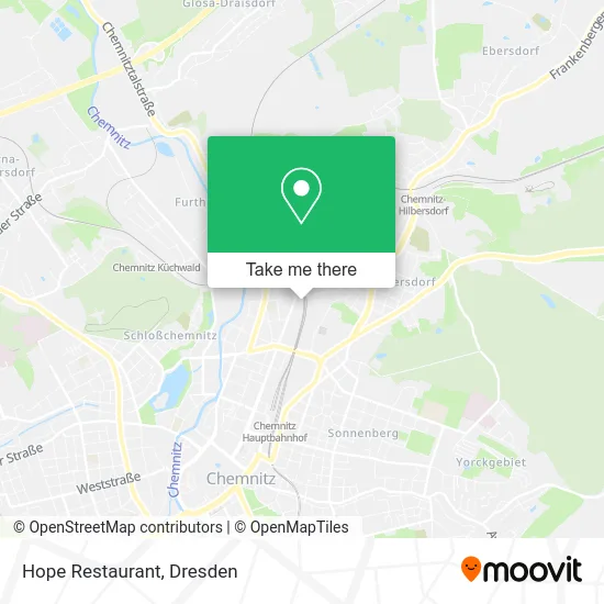 Ristorante la Speranza map