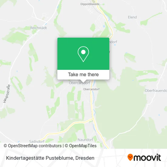 Карта Kindertagestätte Pusteblume