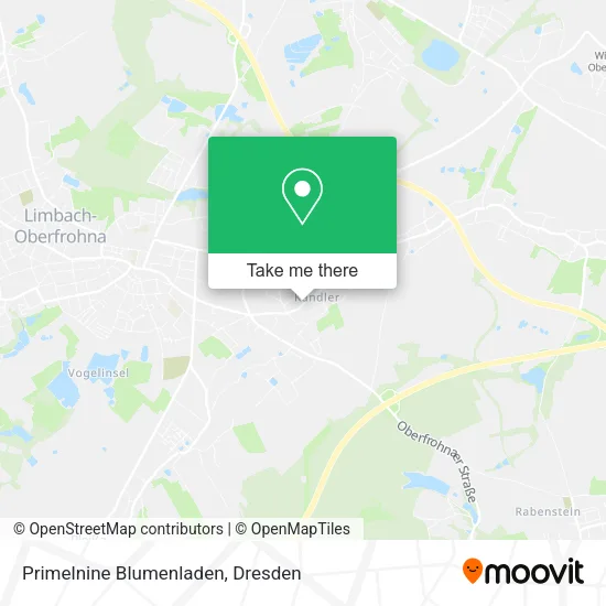 Карта Primelnine Blumenladen