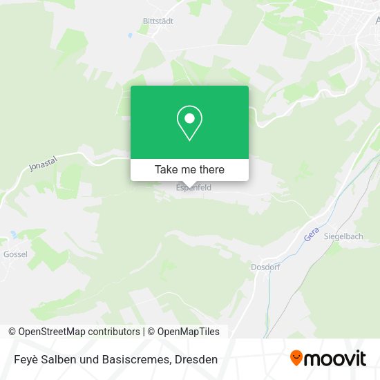 Карта Feyè Salben und Basiscremes