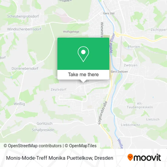 Карта Monis-Mode-Treff Monika Puettelkow