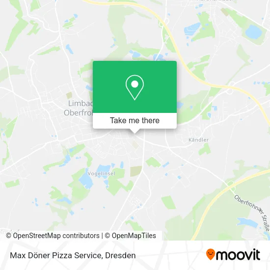 Карта Max Döner Pizza Service