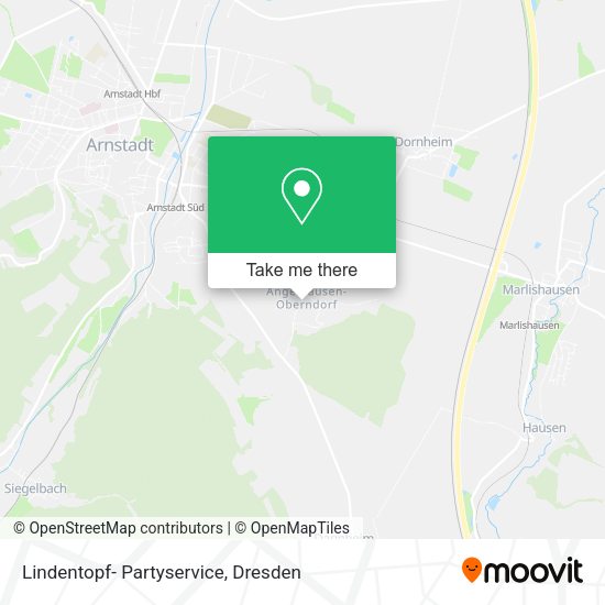 Карта Lindentopf- Partyservice