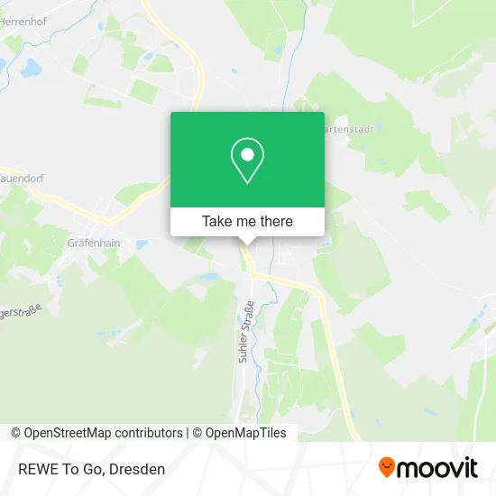 REWE To Go map