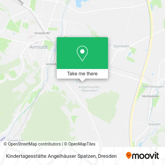 Карта Kindertagesstätte Angelhäuser Spatzen