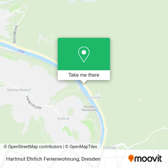Карта Hartmut Ehrlich Ferienwohnung