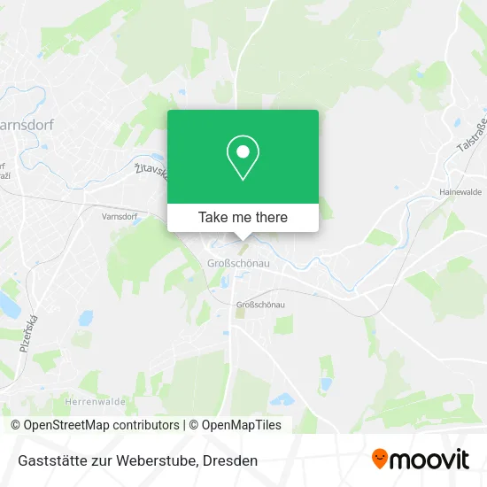 Карта Gaststätte zur Weberstube