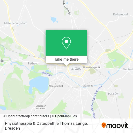 Карта Physiotherapie & Osteopathie Thomas Lange