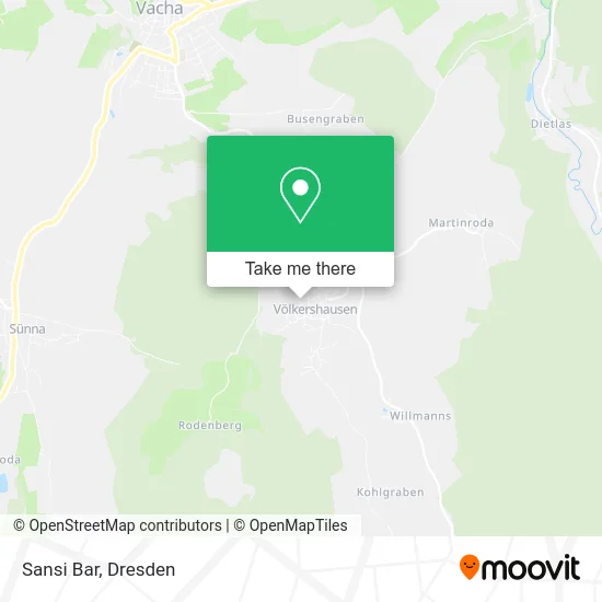 Карта Sansi Bar