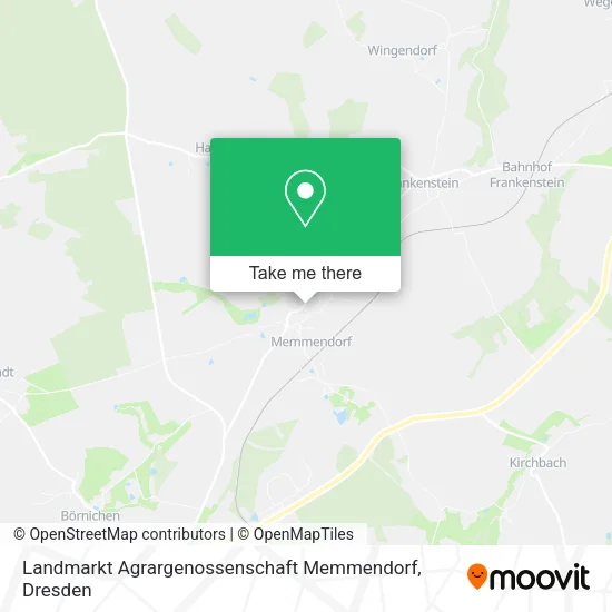 Карта Landmarkt Agrargenossenschaft Memmendorf