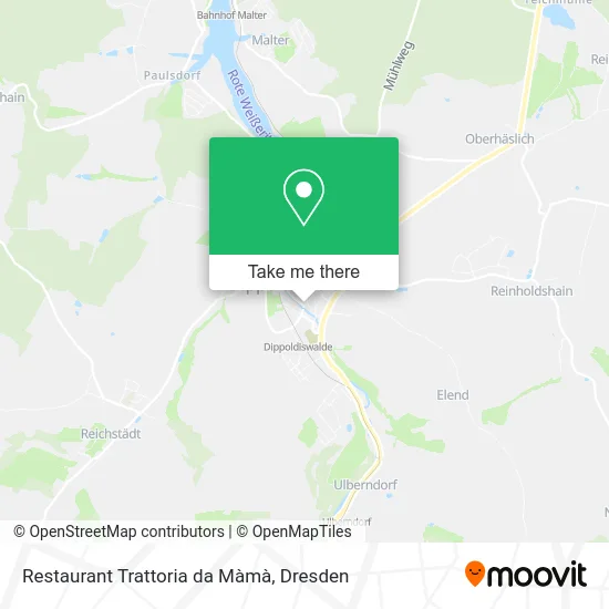 Restaurant Trattoria da Màmà map