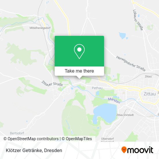 Карта Klötzer Getränke