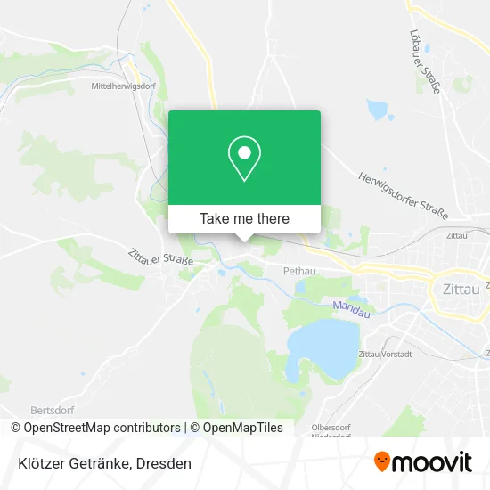 Карта Klötzer Getränke