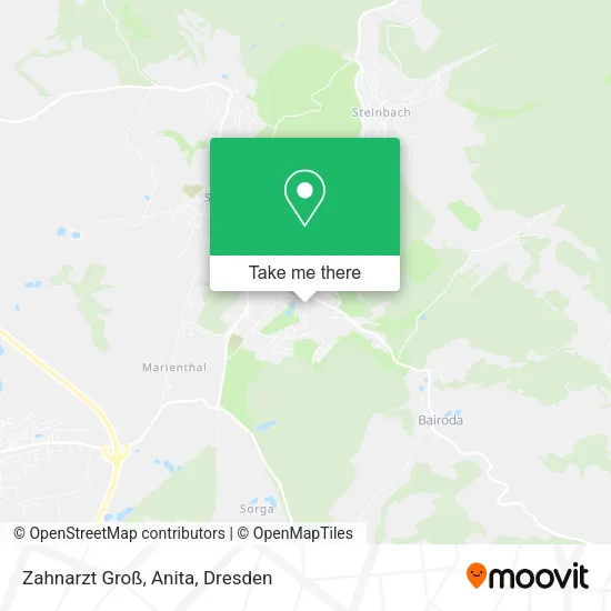 Карта Zahnarzt Groß, Anita