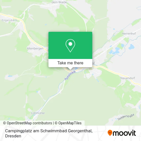 Карта Campingplatz am Schwimmbad Georgenthal