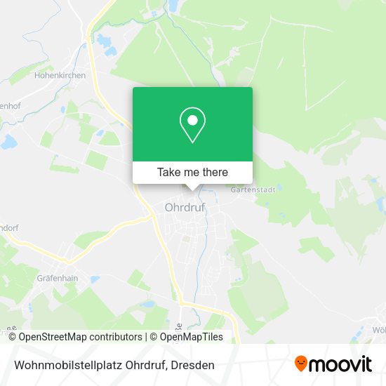 Карта Wohnmobilstellplatz Ohrdruf