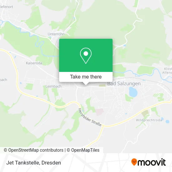 Карта Jet Tankstelle