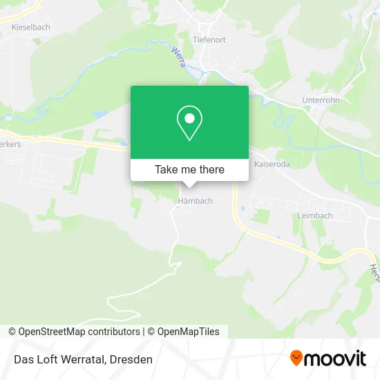 Карта Das Loft Werratal