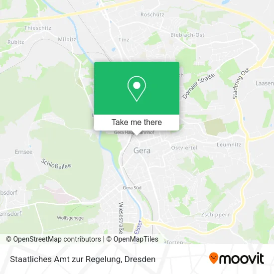 Карта Staatliches Amt zur Regelung