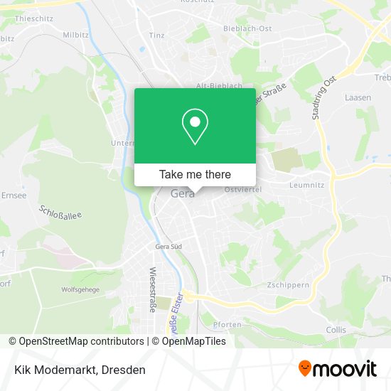 Карта Kik Modemarkt
