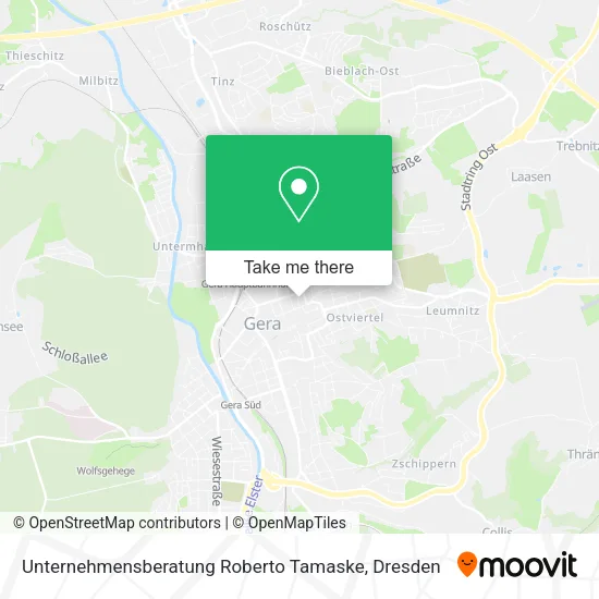 Карта Unternehmensberatung Roberto Tamaske