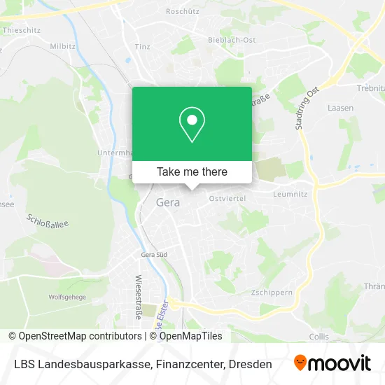 Карта LBS Landesbausparkasse, Finanzcenter