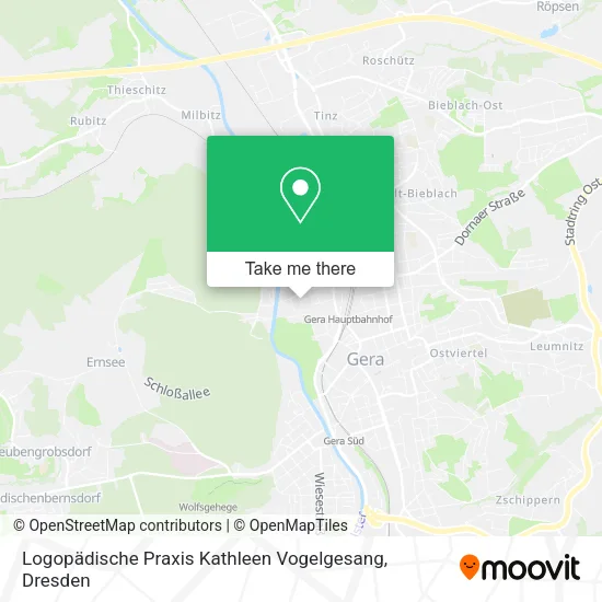 Карта Logopädische Praxis Kathleen Vogelgesang