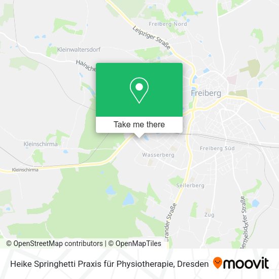 Карта Heike Springhetti Praxis für Physiotherapie